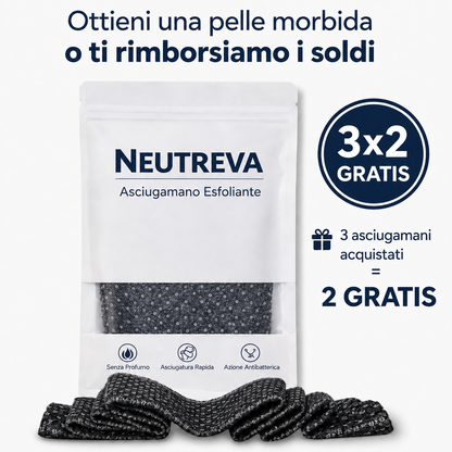 Asciugamano esfoliante antibatterico per la doccia
