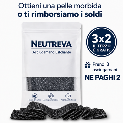 Asciugamano esfoliante antibatterico per la doccia